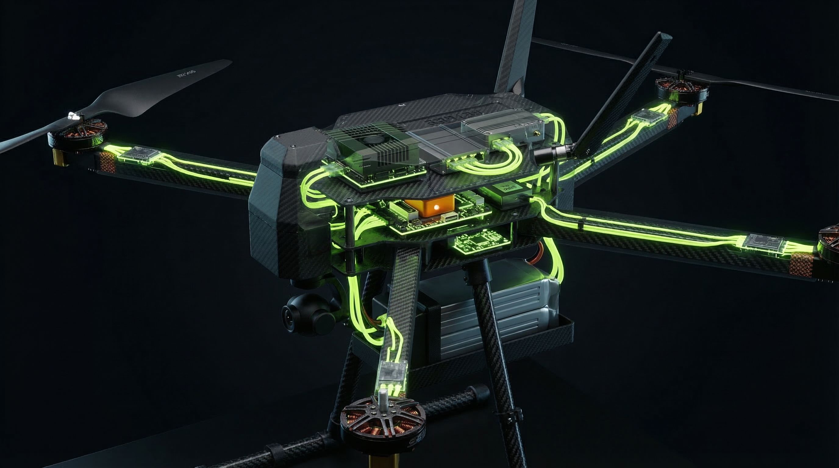 Sentinel internal cutaway — system layout